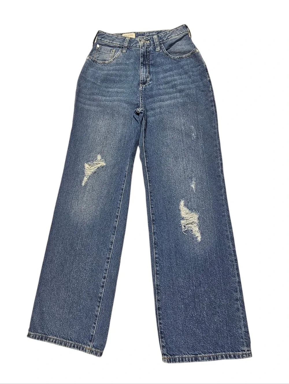 Pilcro Anthropology The Joey High Rise Straight Leg Jeans Women’s Size 25
